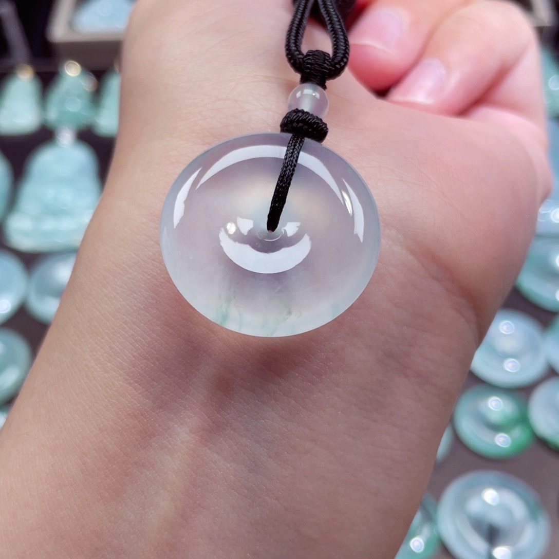 颈饰未镶嵌翡翠扣子