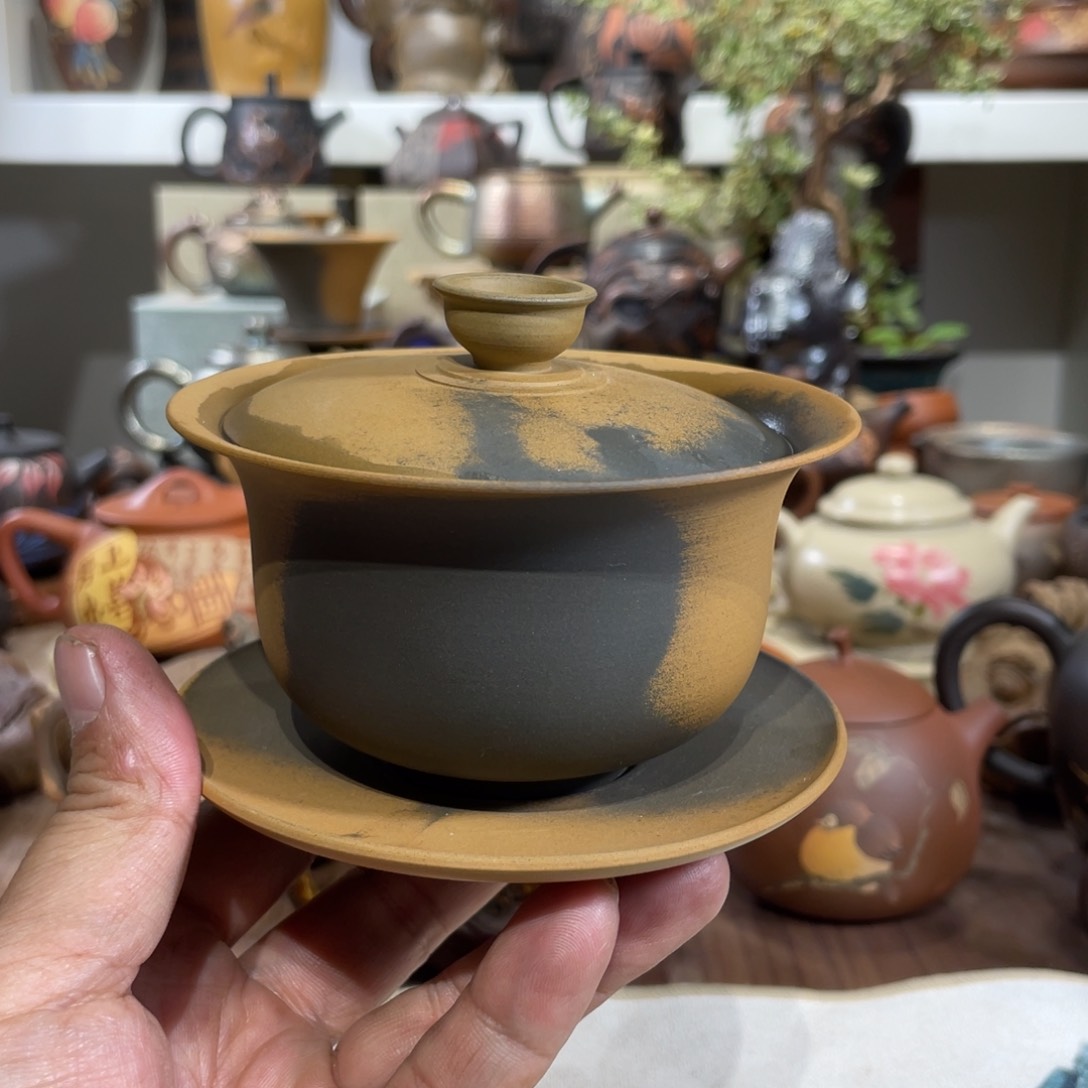 盖碗带火痕盖碗190毫升左右