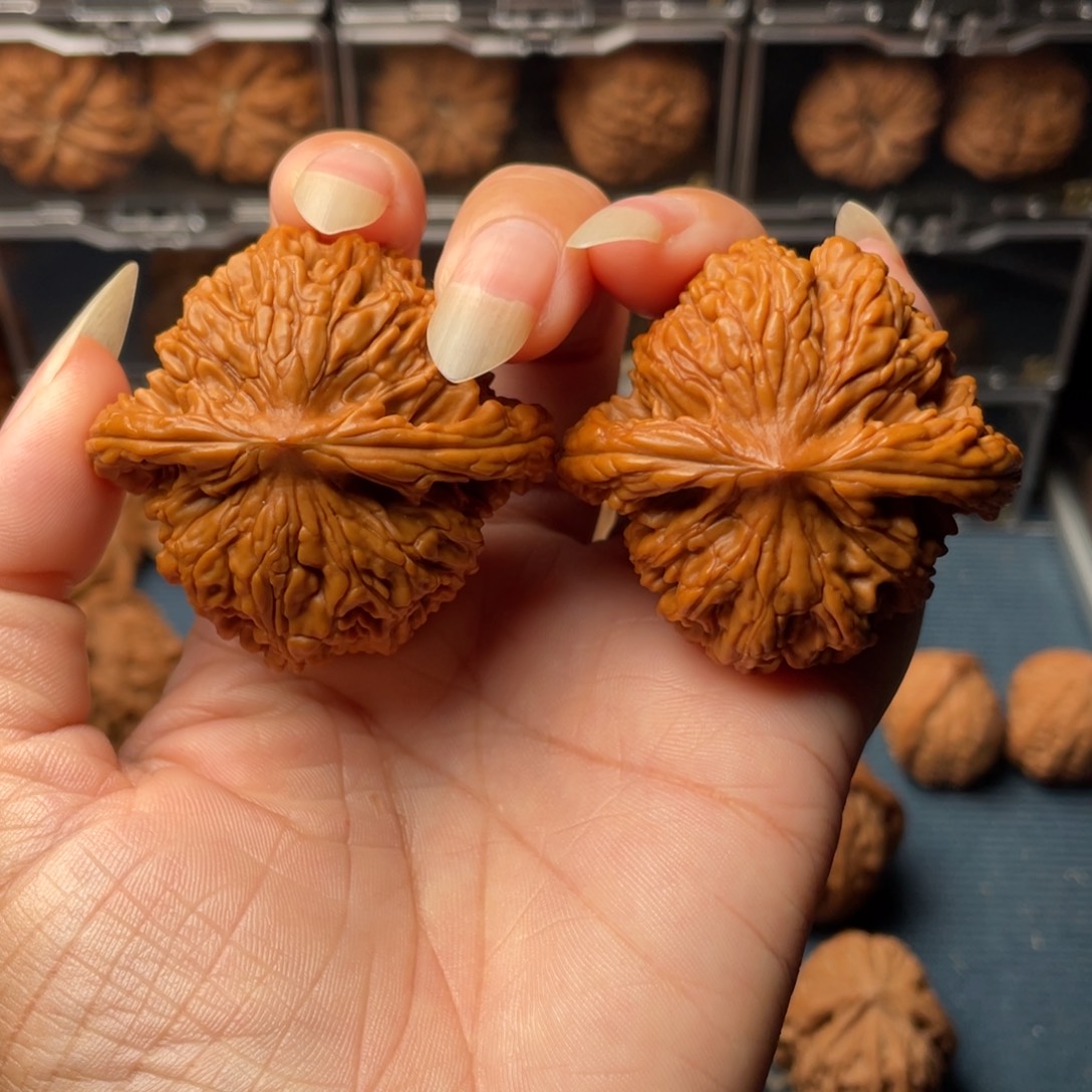 把件文玩核桃48狮虎兽