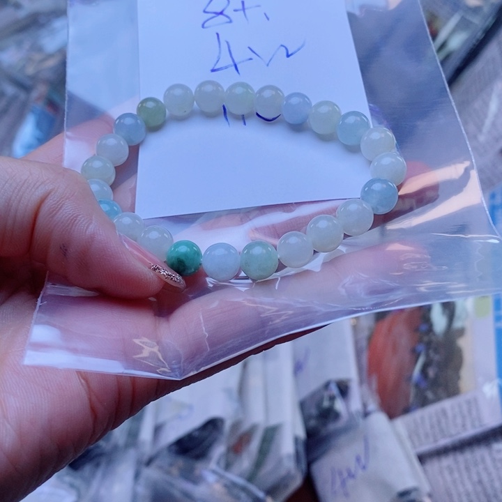 定制翡翠未镶嵌珠串