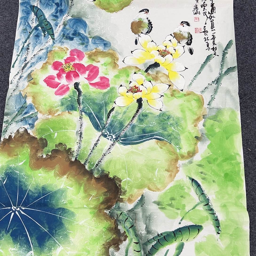 国画事事顺心如意万事如意