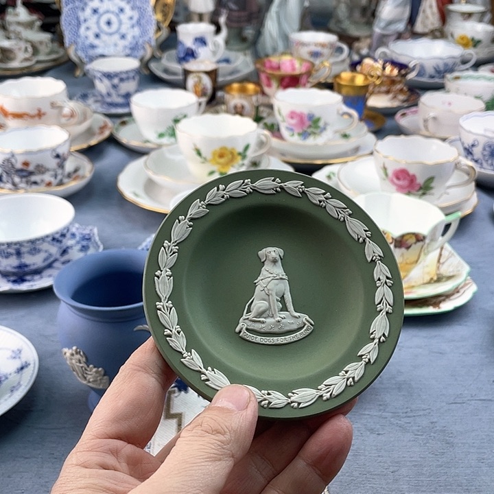 中古欧瓷瓷器小房子