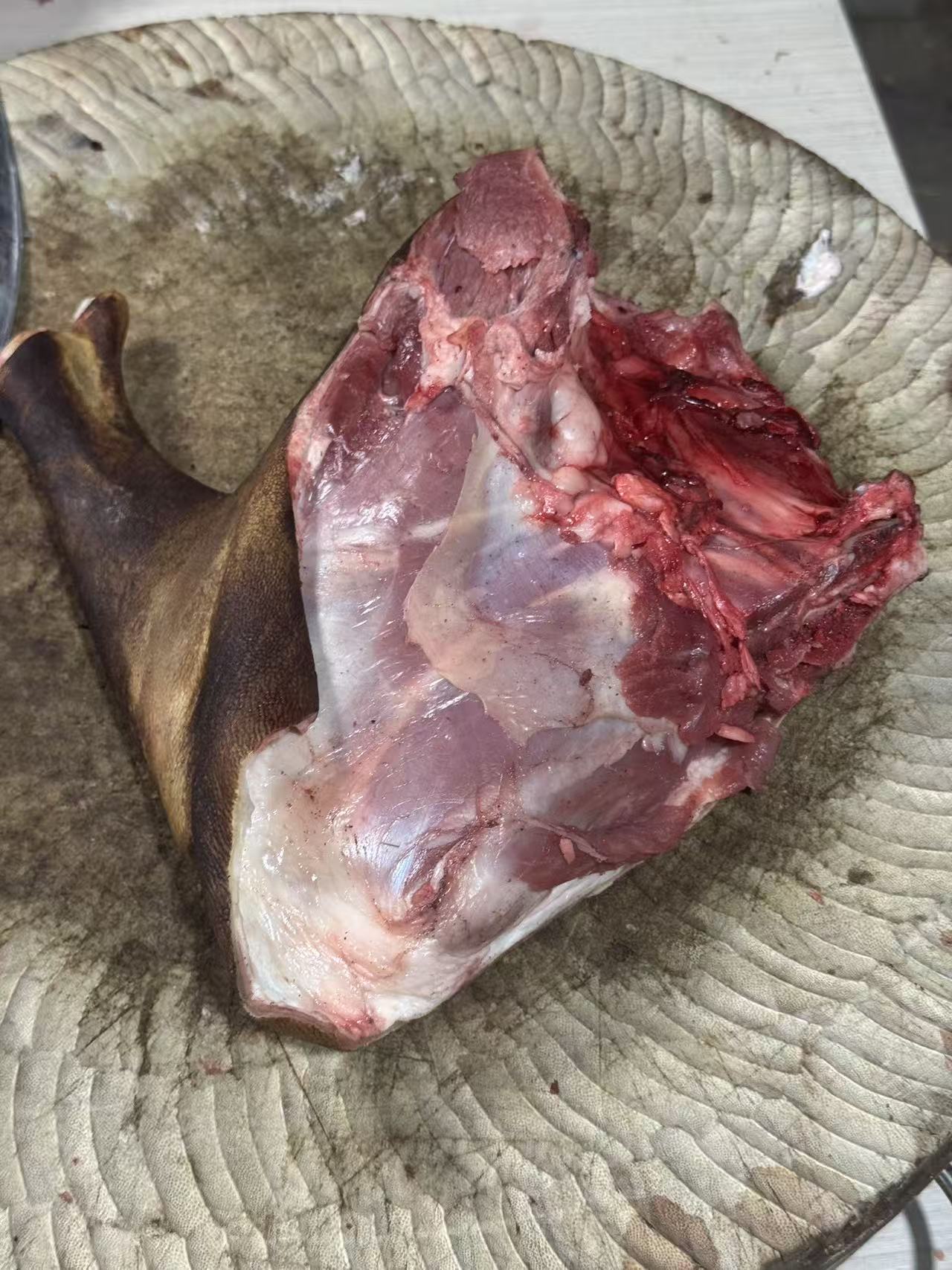 【羊后腿肉】正宗黑山羊广宁本地禾杆草黑山羊