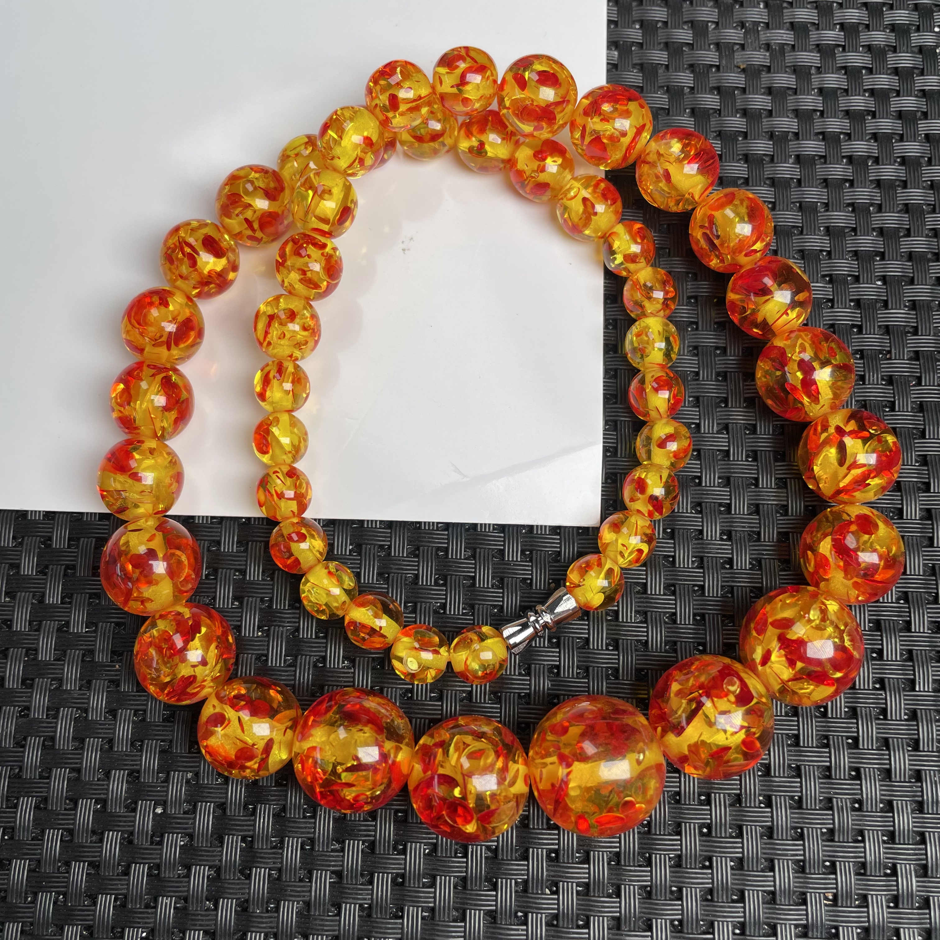 【大北】圆珠花魄塔项链/QW3104-精致女士项链多样性发一