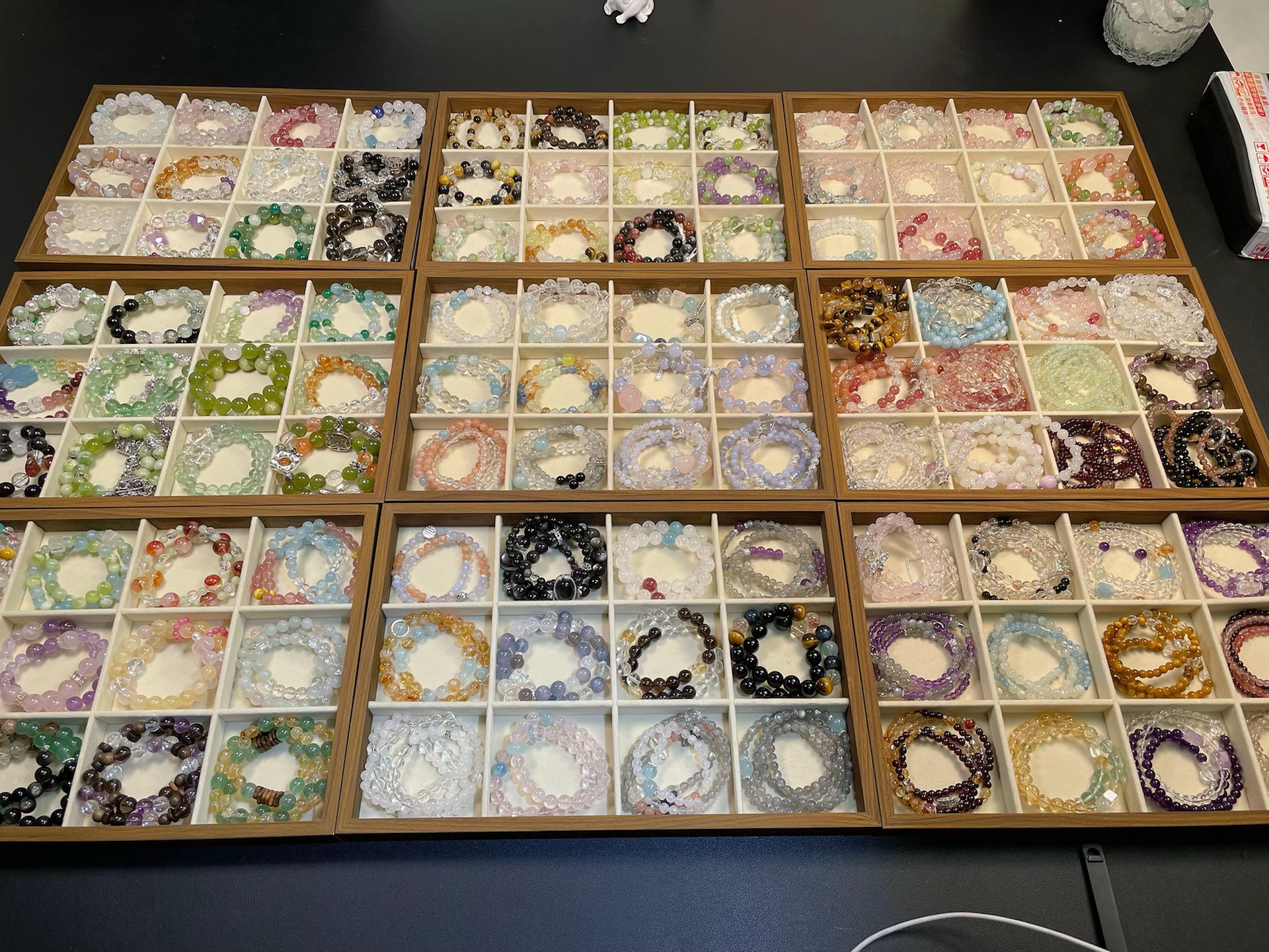 【直播间扣号链接】天然水晶手串 原创设计 多样性发一