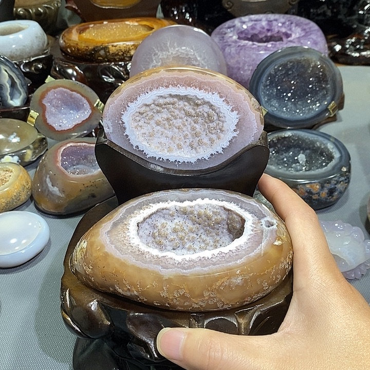 摆件未镶嵌紫晶聚宝盆