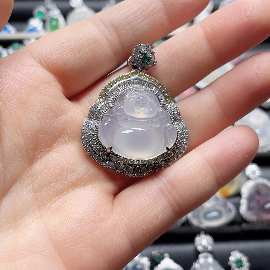 玛瑙/玉髓挂件合金