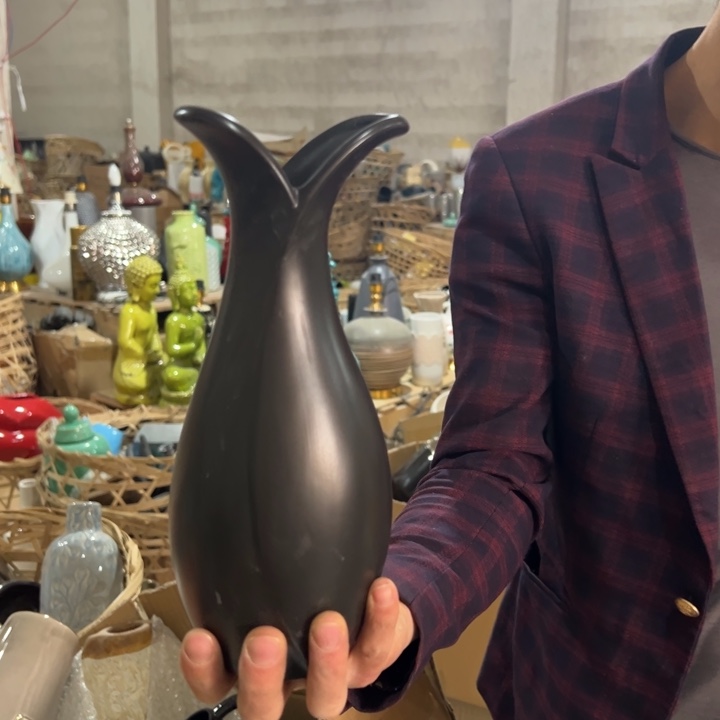 摆件高27口5公分微瑕捡漏针孔