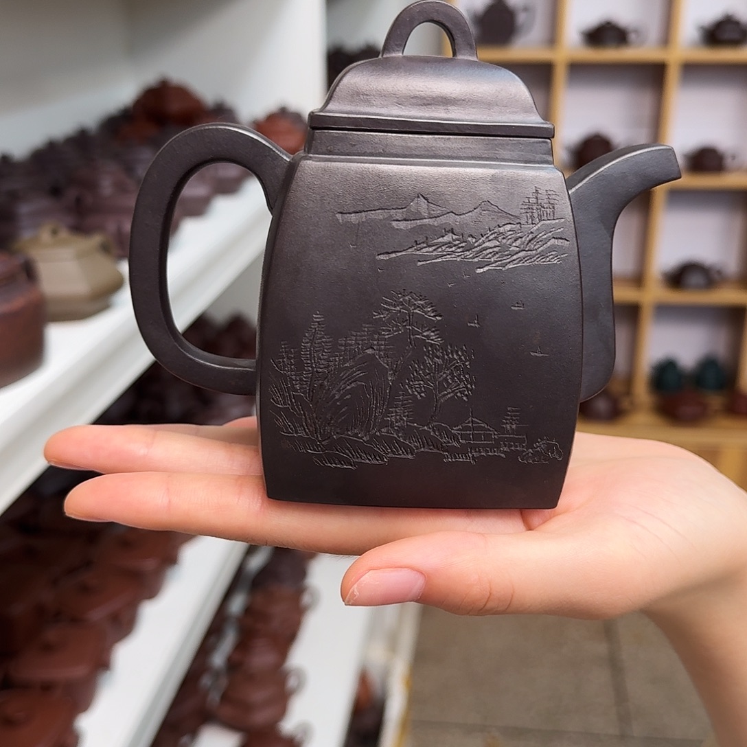 茶壶紫砂紫砂壶汉方300cc