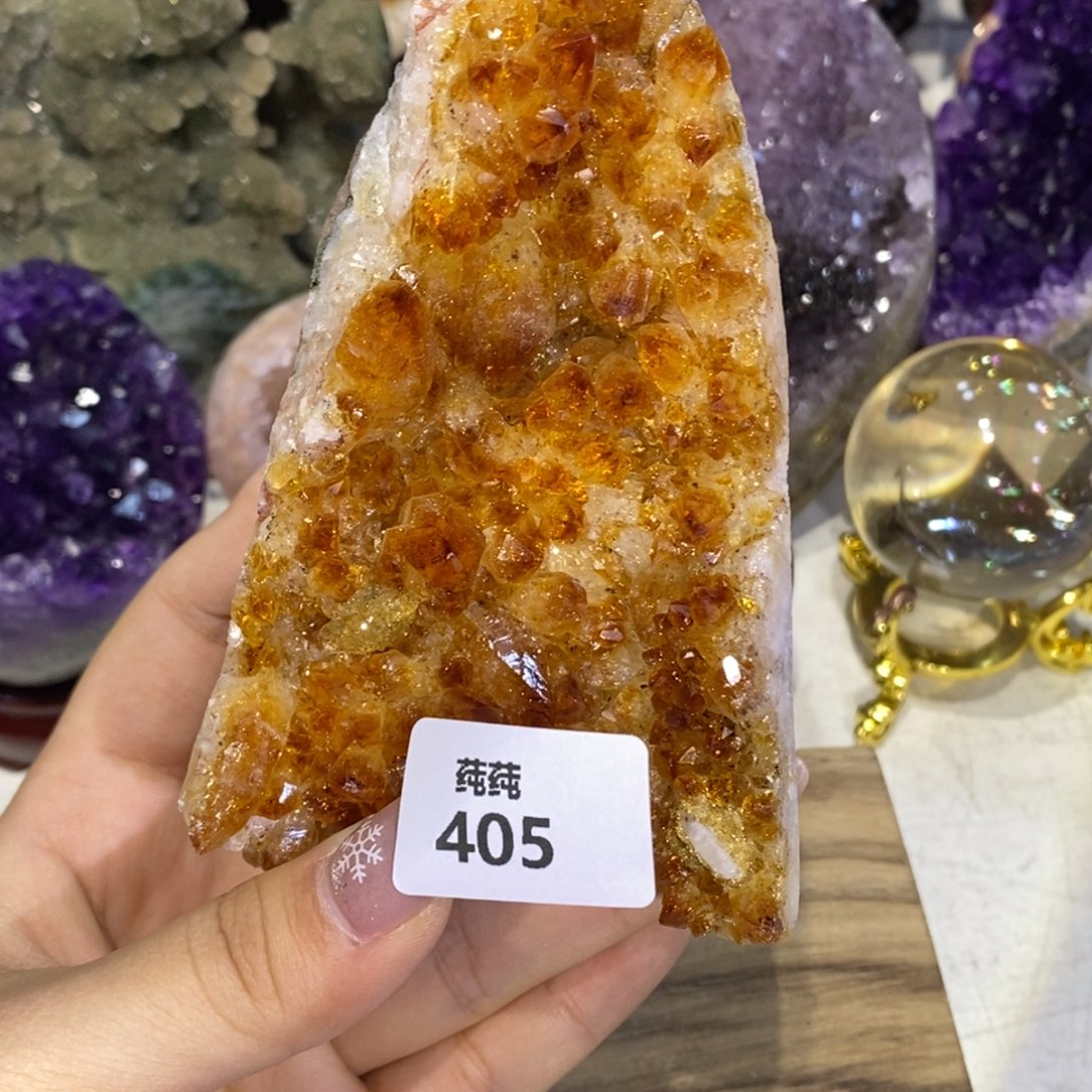 未镶嵌紫晶大型摆件（非配饰）黄水