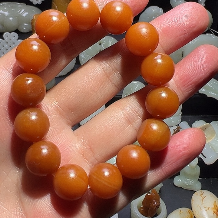 祝***安和田玉未镶嵌挂件