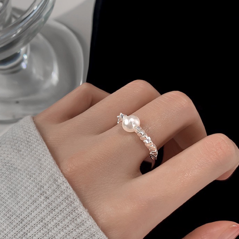 1130轻奢单珠百搭戒指