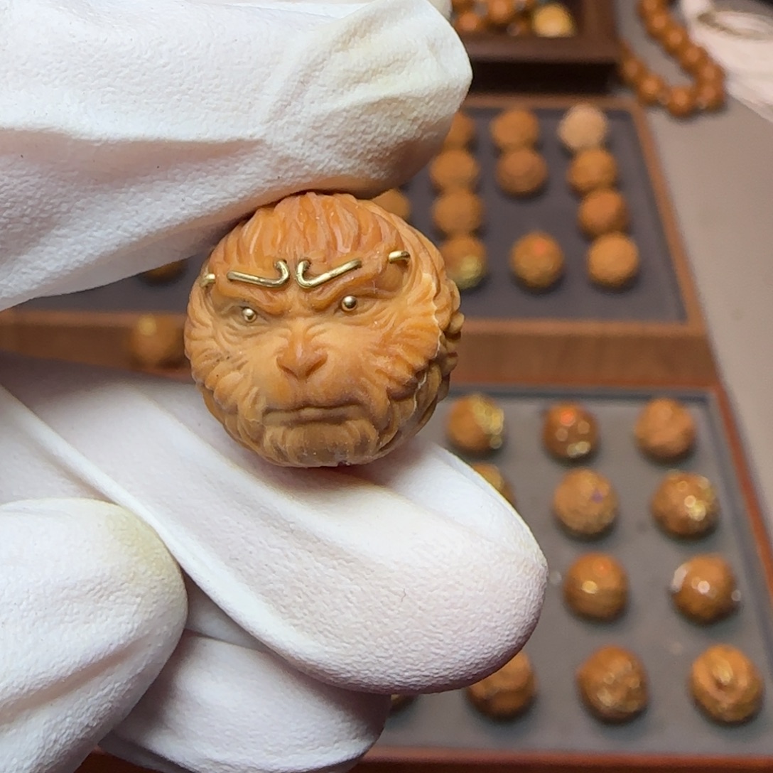 猴头核桃吊坠猴子油线福利不退换