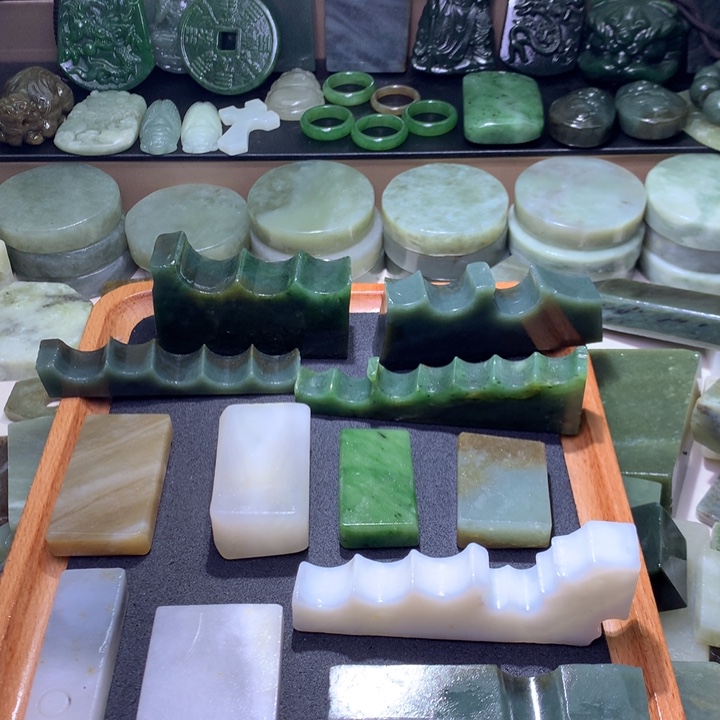 *****未镶嵌和田玉（糖玉）珠宝半成品