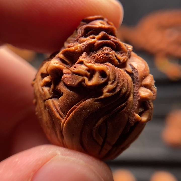 桃核处理达摩祖师