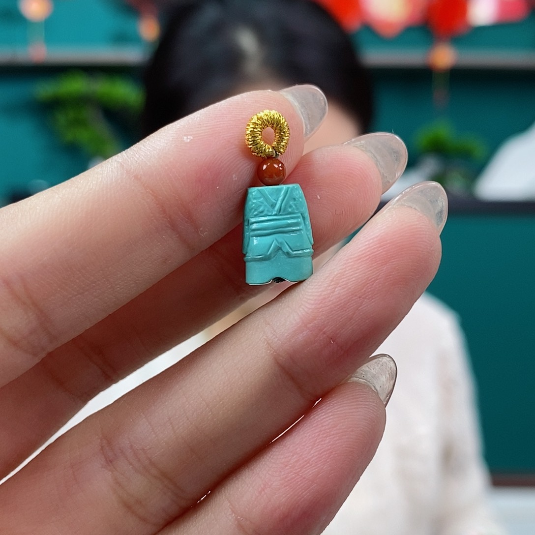 绿松石珠宝奇石未镶嵌