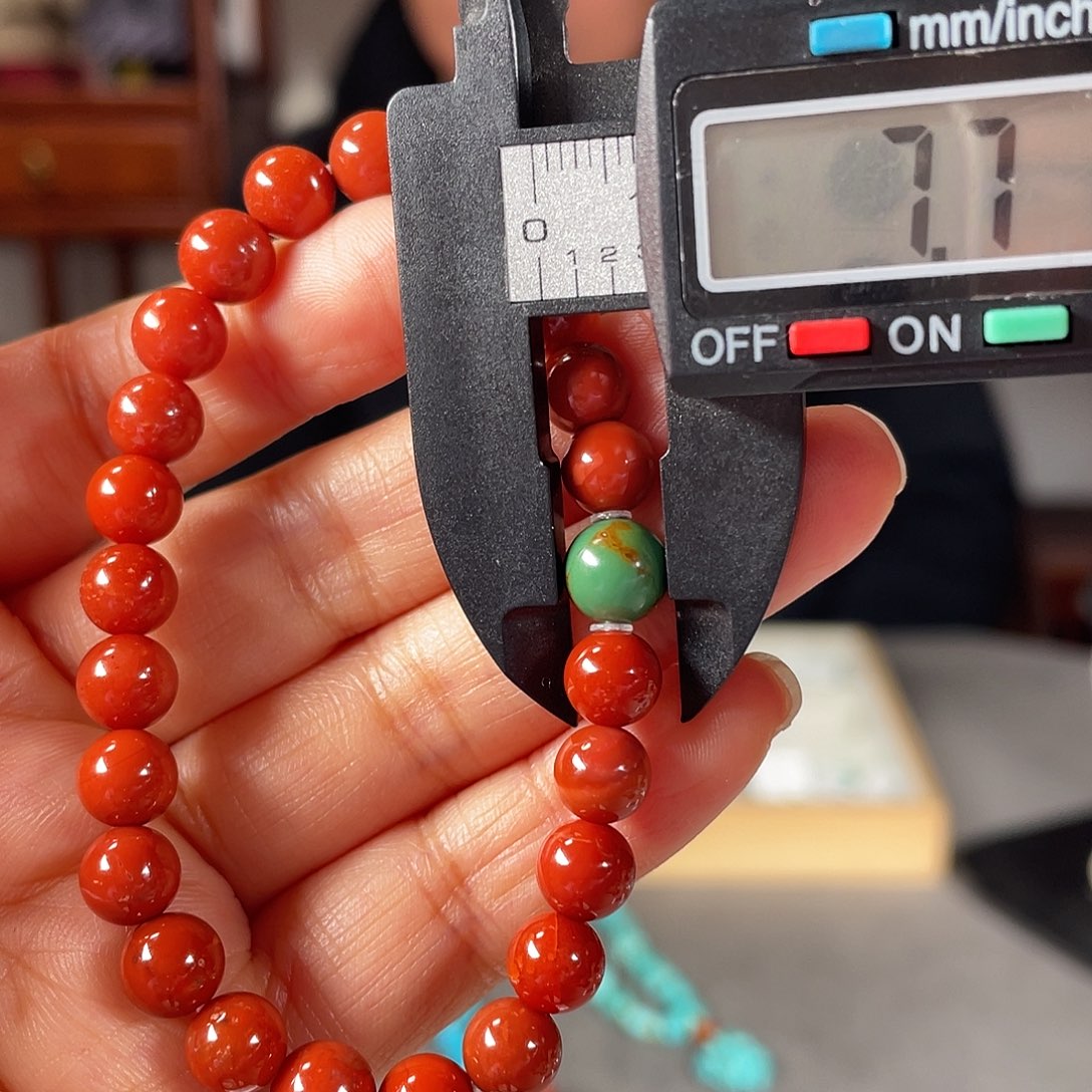 南红玛瑙手链未镶嵌