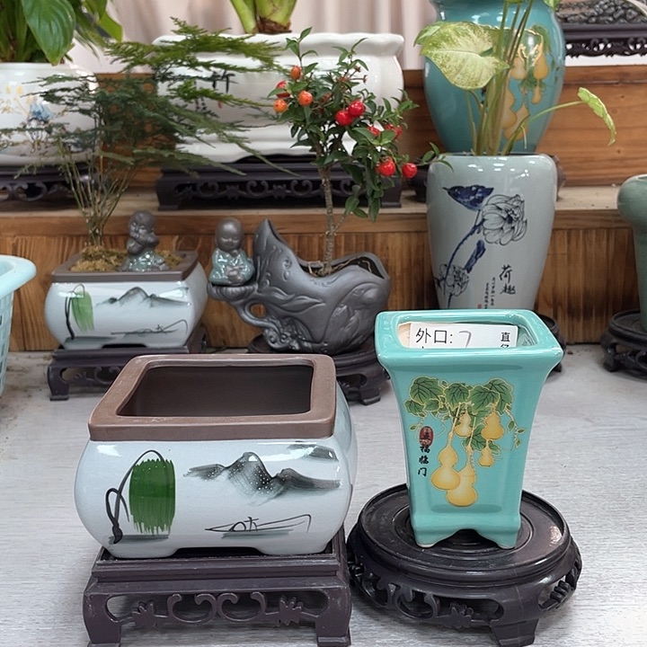 陶瓷花盆紫砂花盆福利抢购