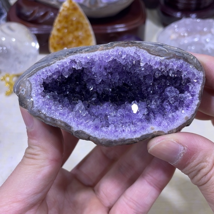 紫晶钱袋子未镶嵌