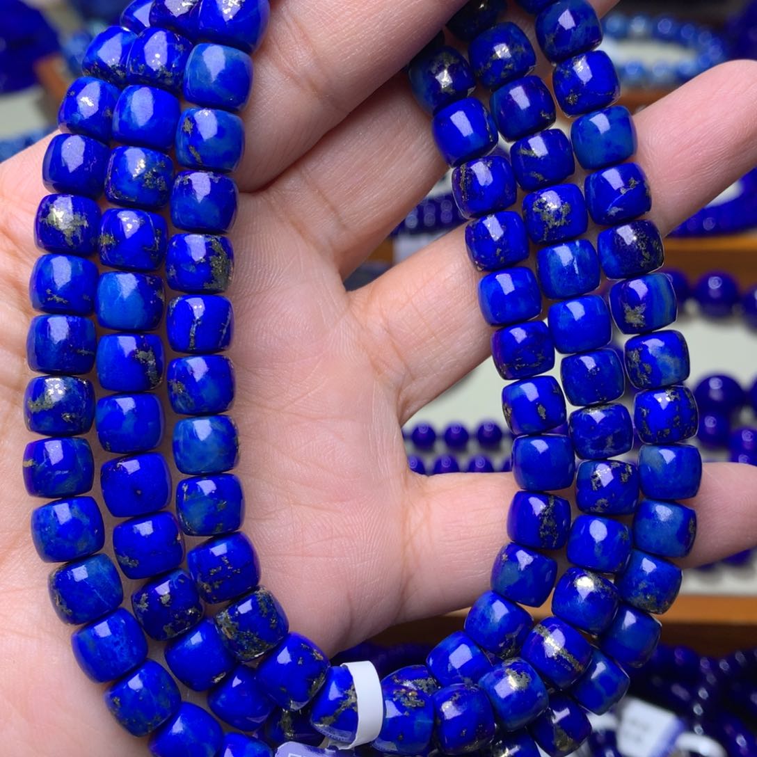 青金石手串未镶嵌8m