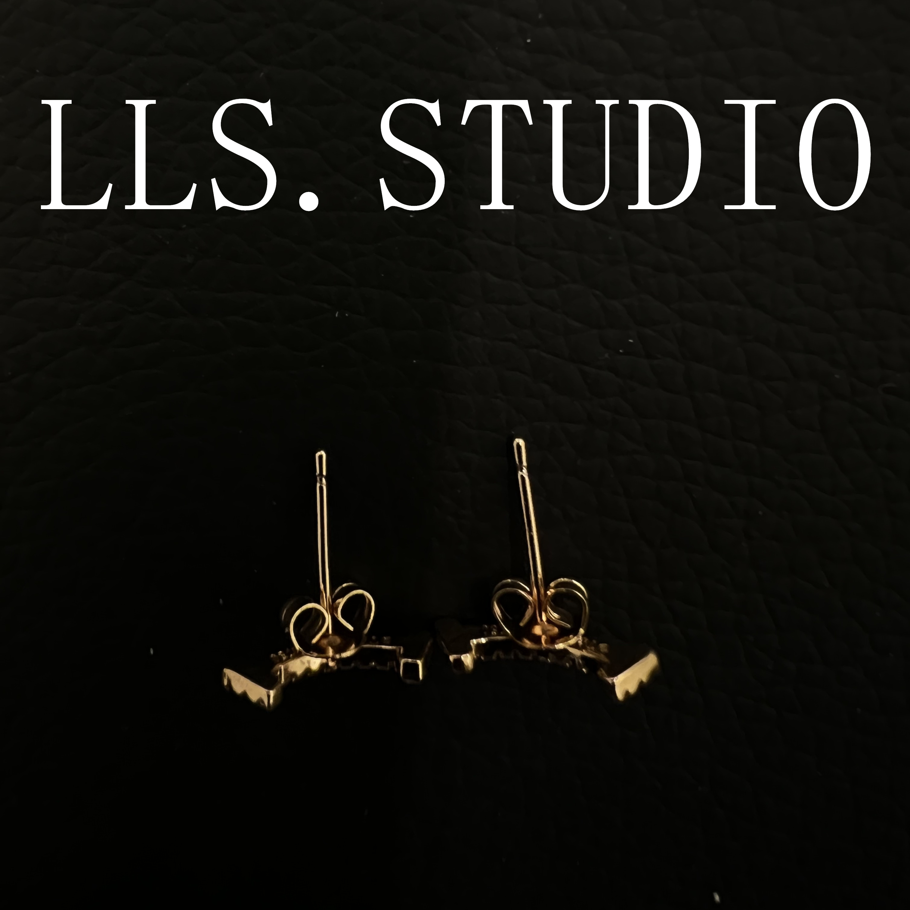 铜合金锆石耳饰 s925银针锆石耳饰 微笑  7106