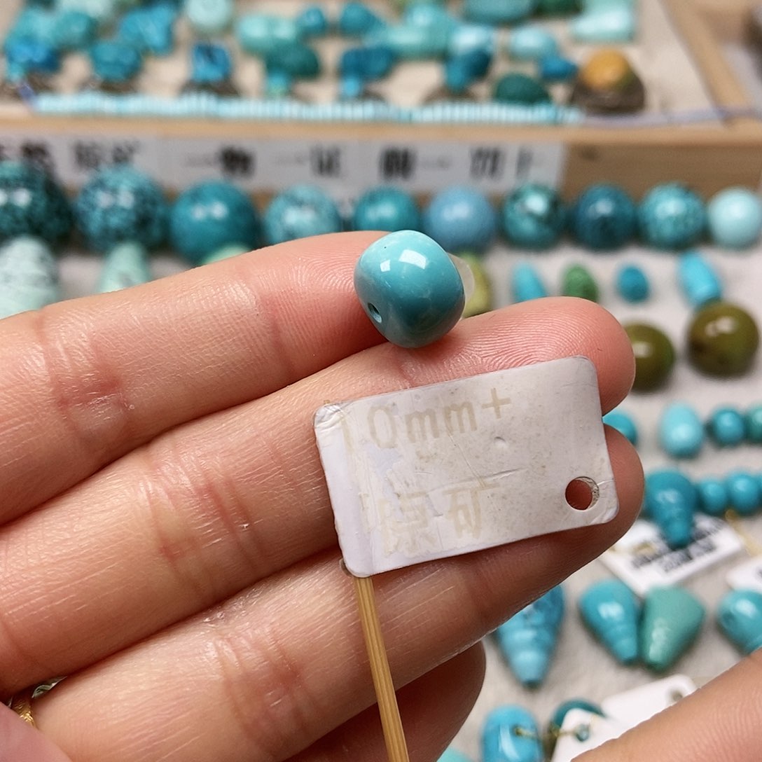 未镶嵌绿松石珠宝半成品