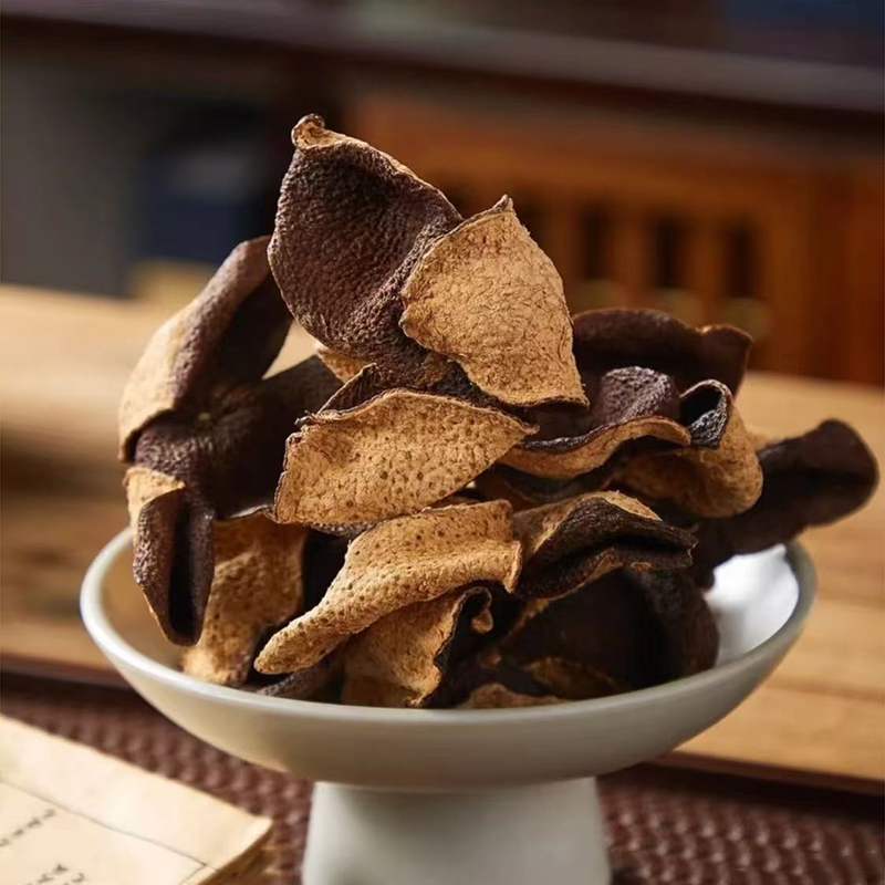 【整皮】2010年 新会老陈皮代用茶红皮茶枝柑老陈皮 罐装