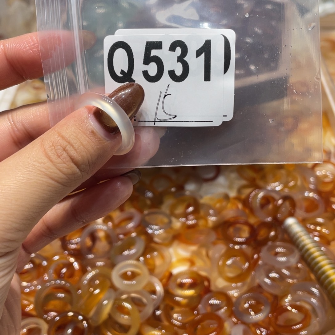 玛瑙/玉髓未镶嵌戒指531