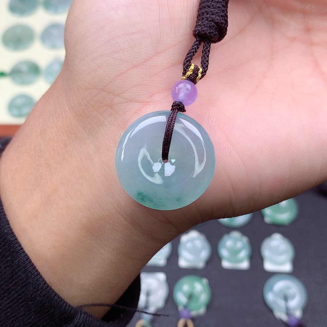 颈饰未镶嵌翡翠10 尺寸24.4-6.1