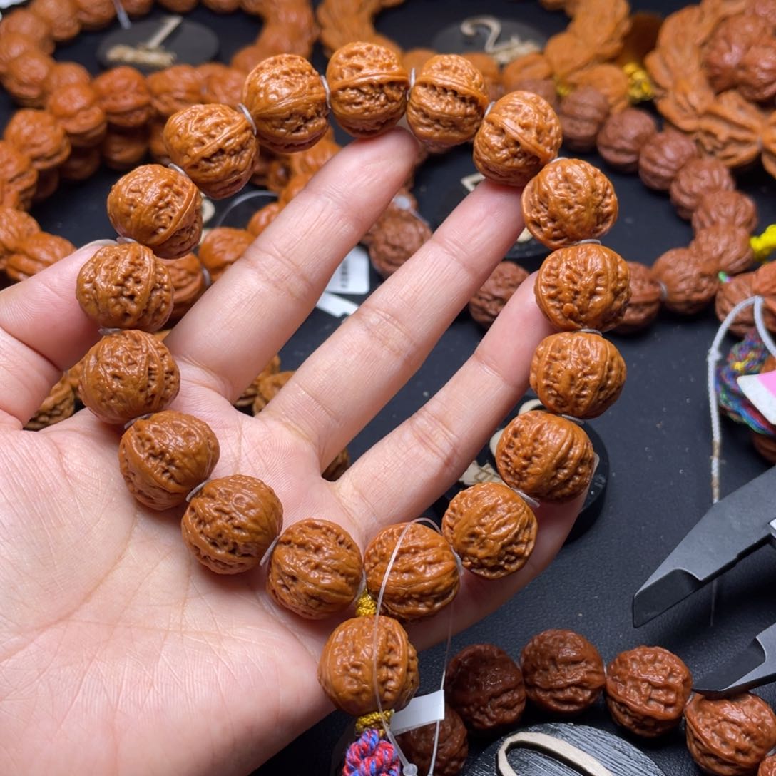 文玩核桃手串8***十粗筋111