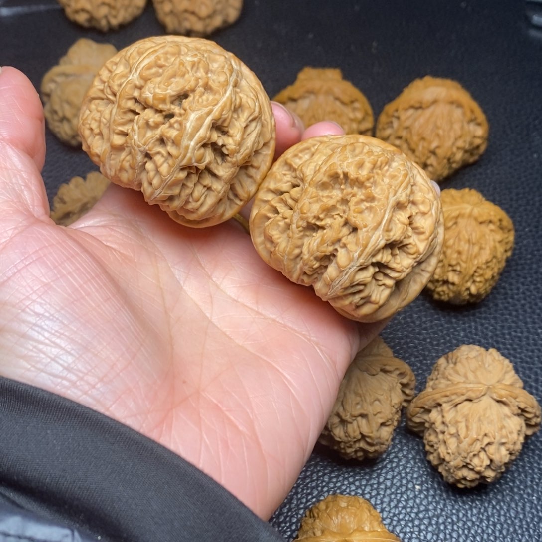 文玩核桃把件粗筋