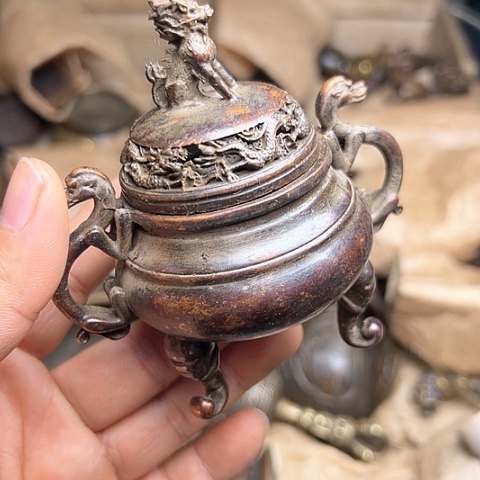 铜制文玩把玩物件