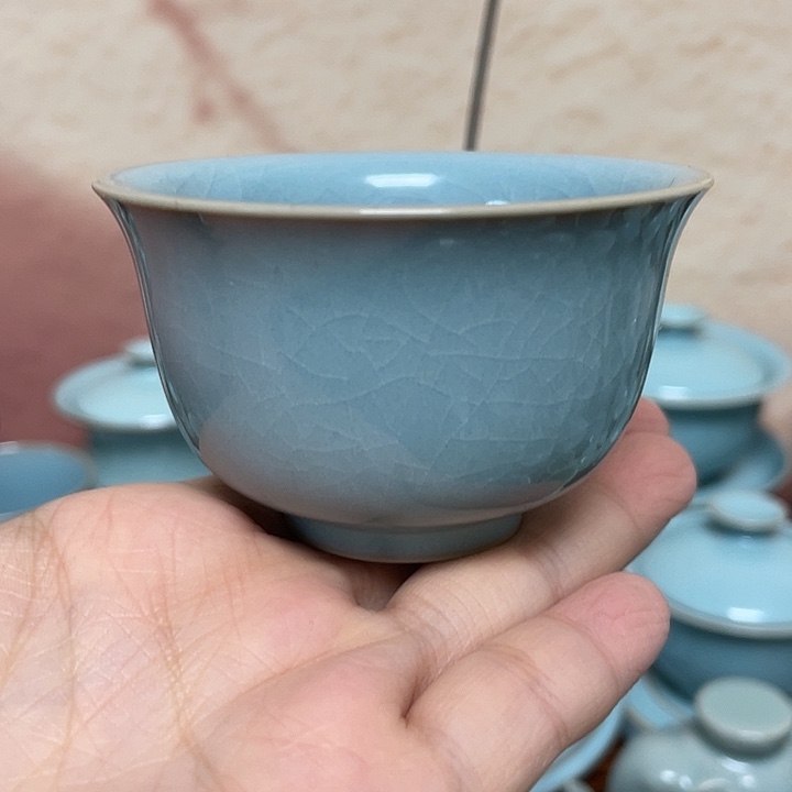 杯子赵志强超薄天蓝初心杯微瑕