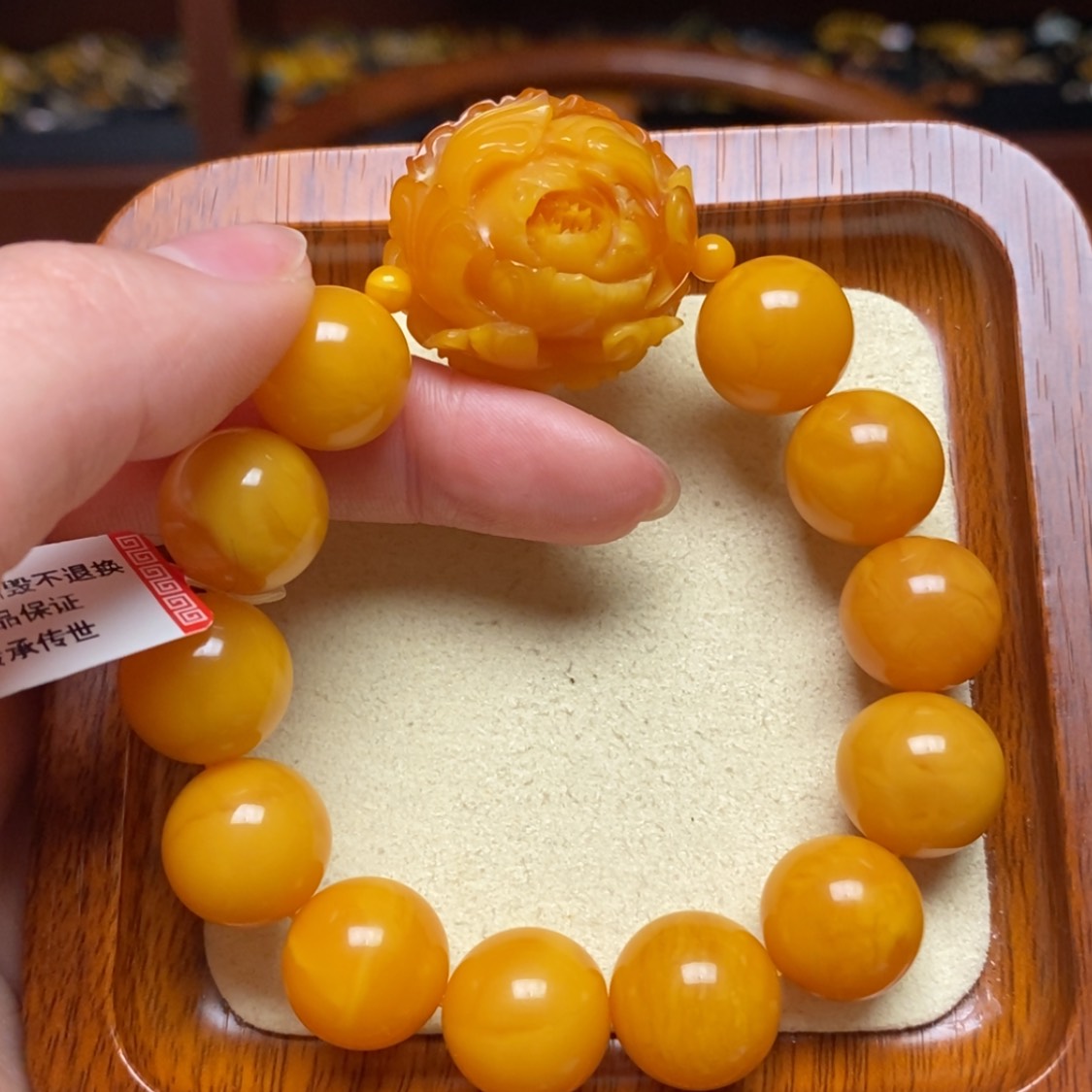 【闪购商品】蜜蜡手链未镶嵌手串