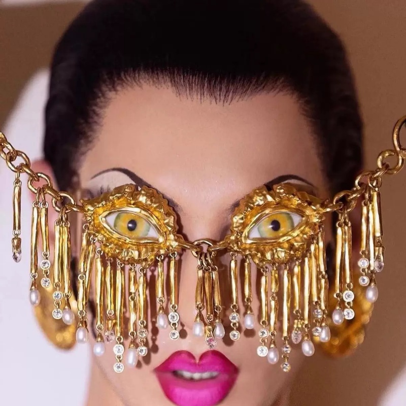 铜合金仿水晶项链 【6211】Emily Vintage珍藏款