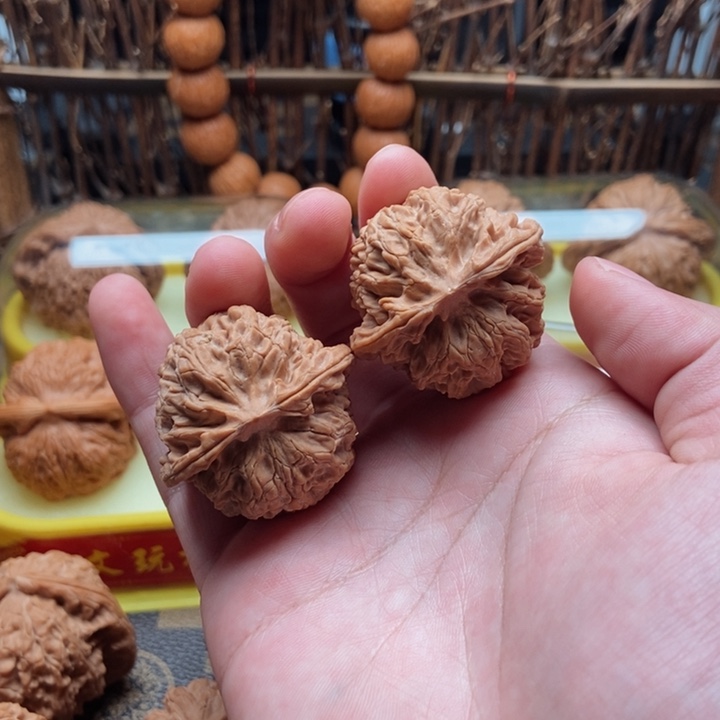 桃核把件苹果园37全品白茬