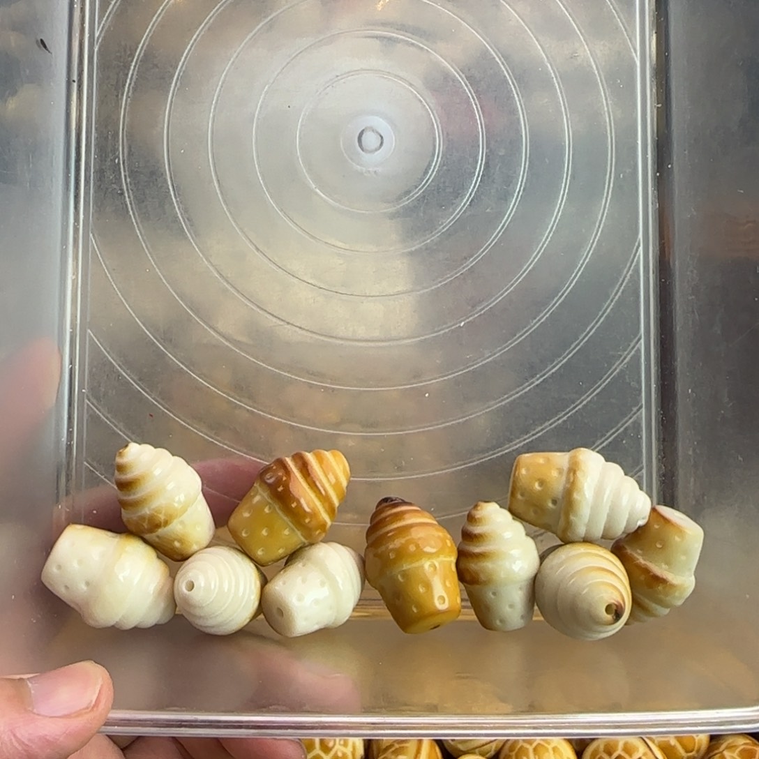 手串菩提根/象牙果瑕疵冰淇淋10颗不挑瑕