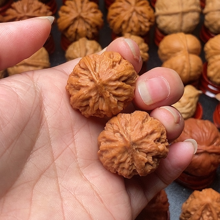 文玩核桃吊坠珊瑚纹