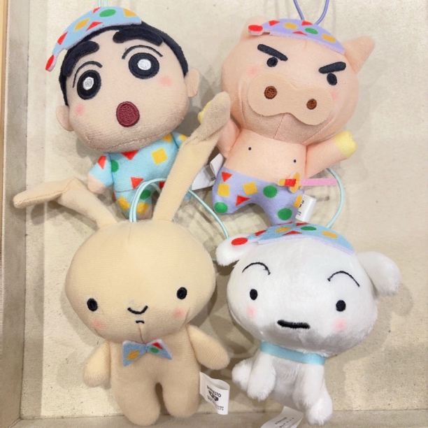 日版正品魔法莓莓蜡笔小新&面包小偷&宝可梦口袋妖怪毛绒挂件