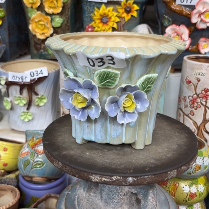 紫砂花盆粗陶材质多肉花盆