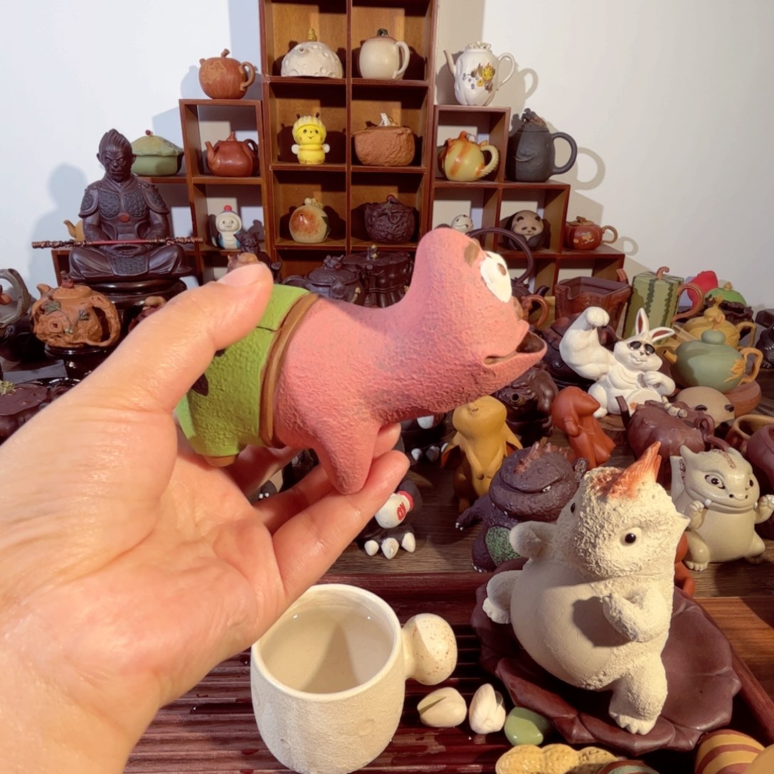 紫砂茶壶苦*短纯手工制作过程非常