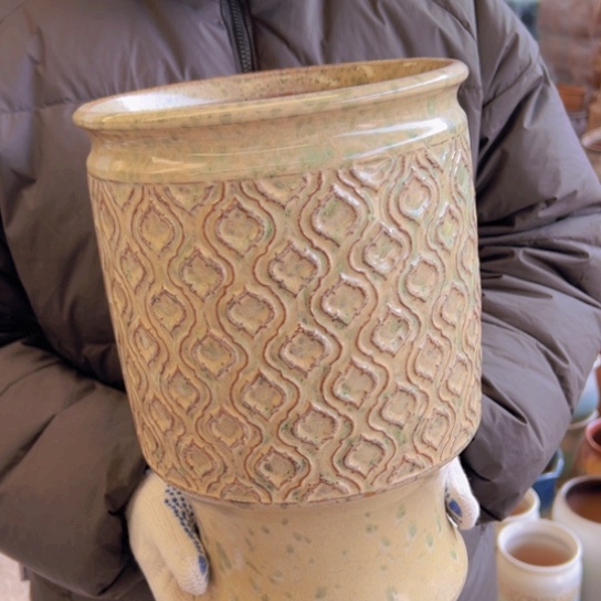 紫砂花盆高30口20————-