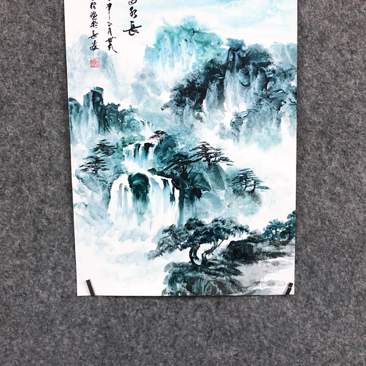 书法李三手掌画作品