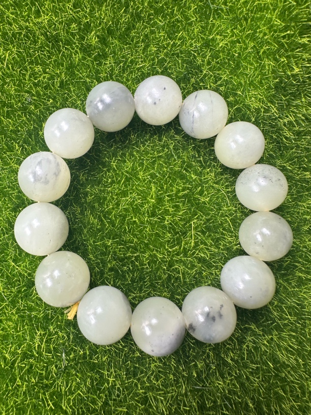 新疆且末水磨青花卡16mm