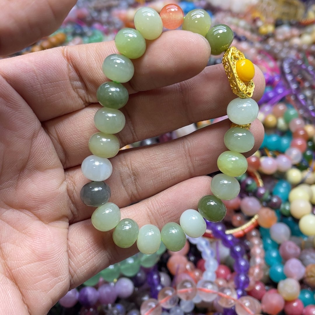 紫晶颈饰银S800镀金镶嵌