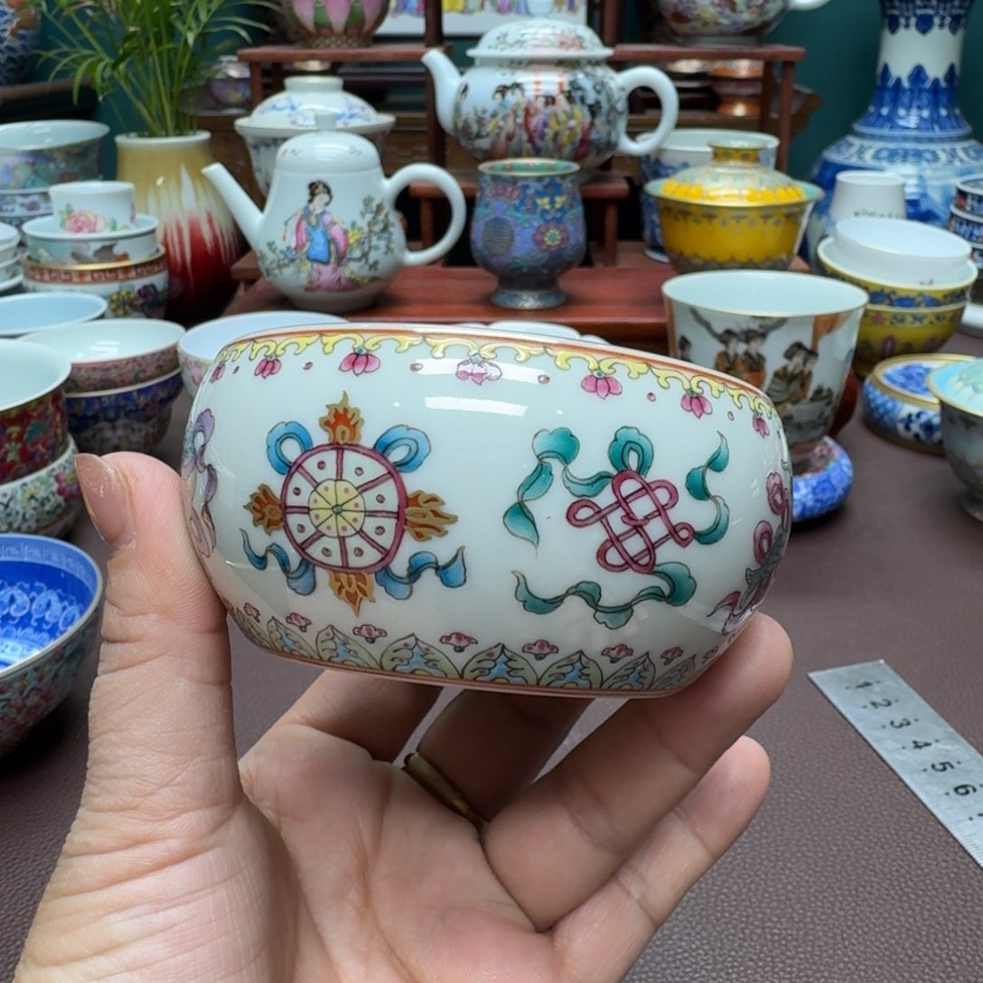 瓷片景德镇仿古手工制作精品展示