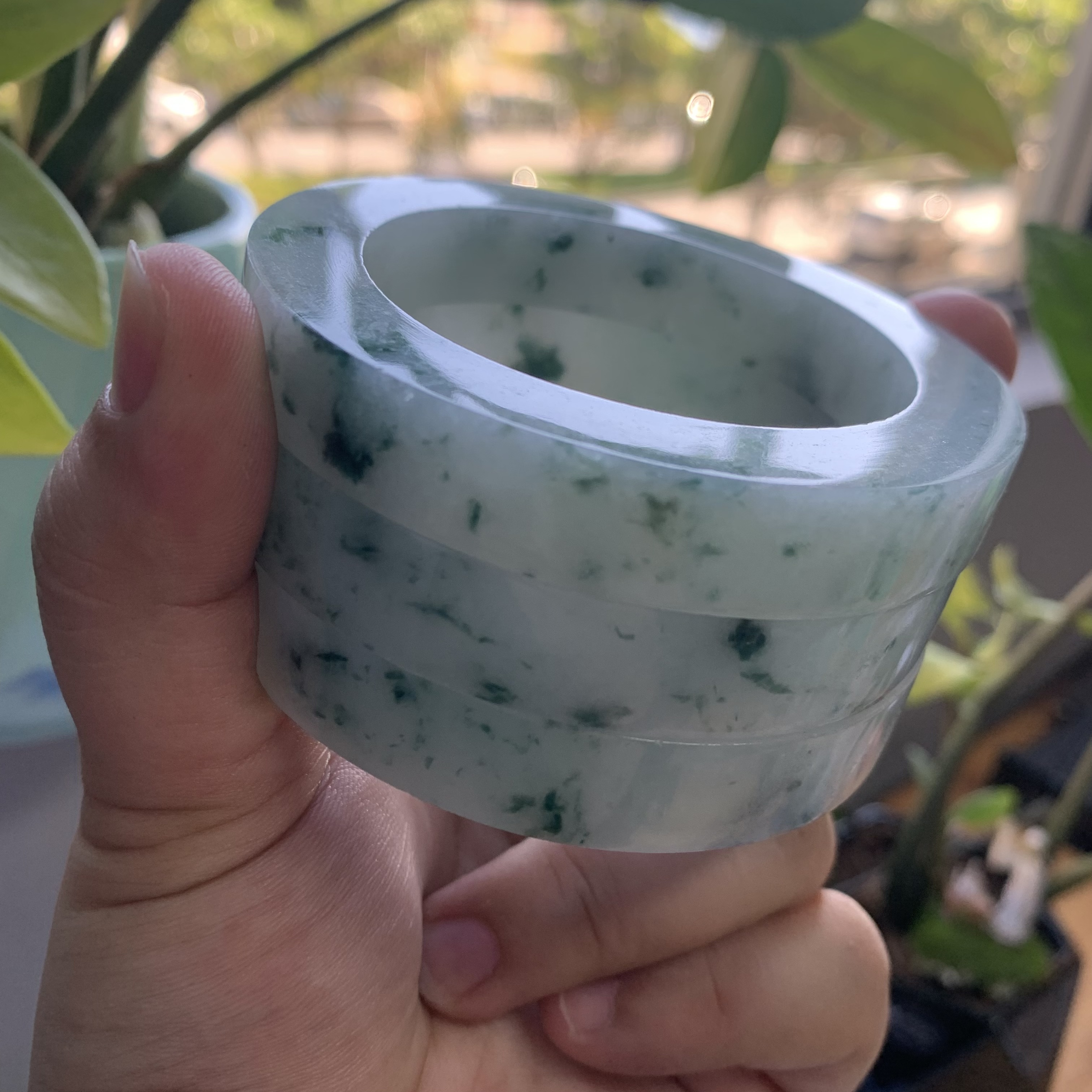 天然A货翡翠手镯 KL1254