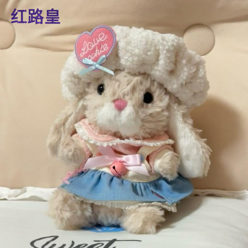 小红书同款Jellycatyummy美味兔衣服甜美小兔可爱连衣裙帽子娃衣