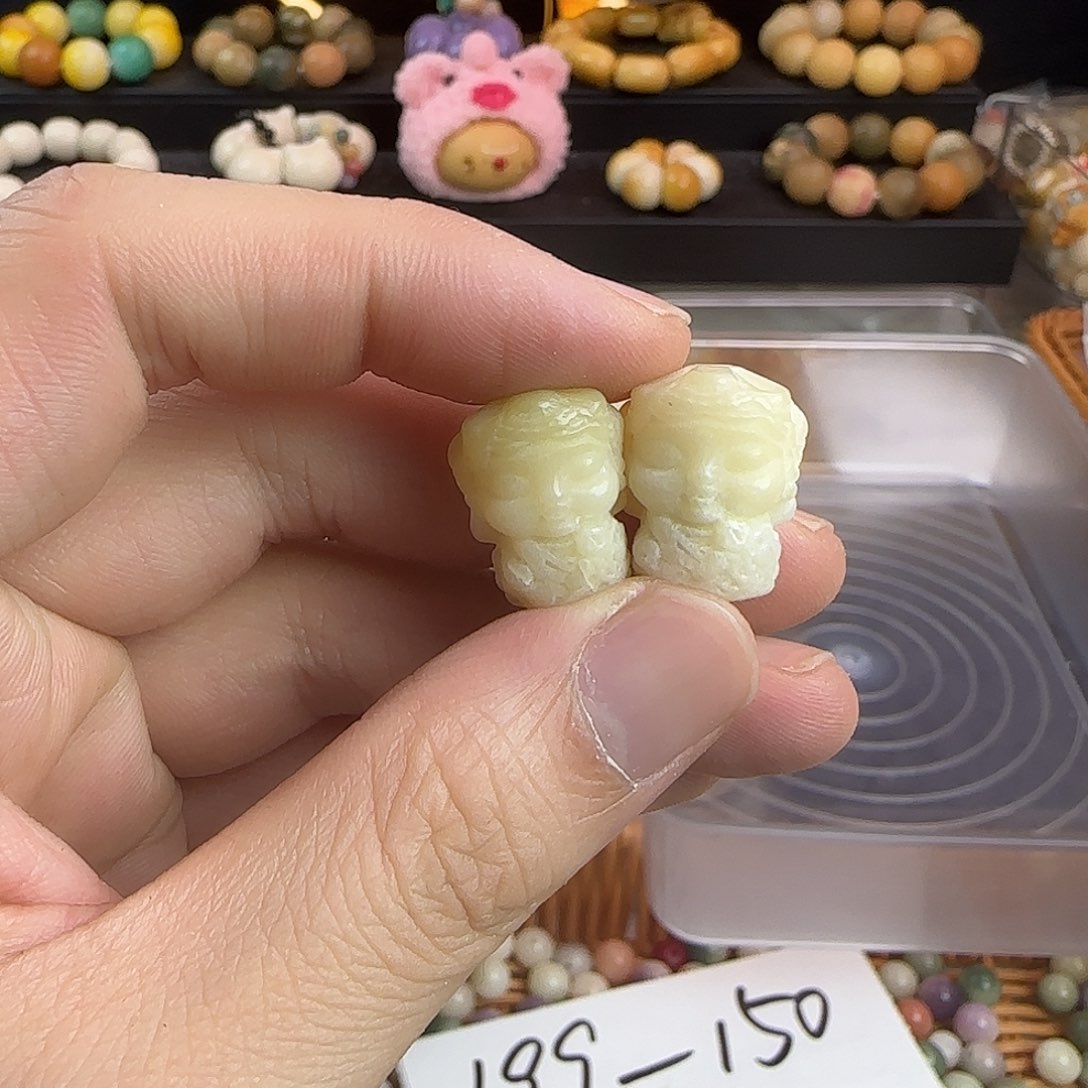菩提根/象牙果手串卡18/20度母50颗批发
