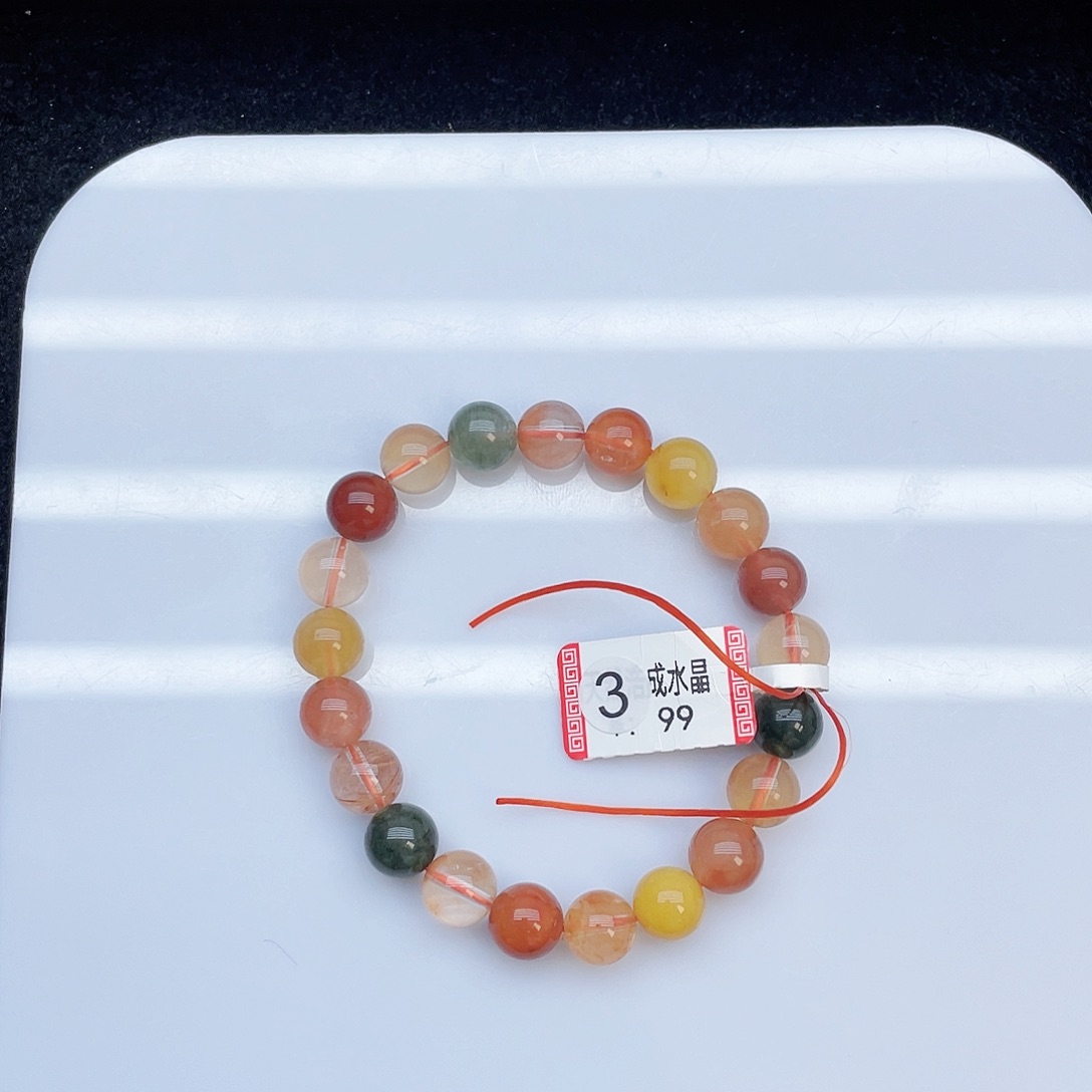 水晶手链未镶嵌福禄寿9mm+